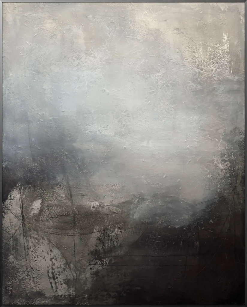 Contemporary acrylic painting "Layer 12" from the Sediments series